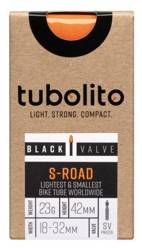 Dętka Tubolito S-TUBO ROAD 700x18/28C SV42 presta 42 mm black - czarny wentyl