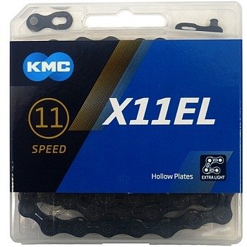 KMC X11EL łańcuch 11 rzędowy 118 ogniw Czarny